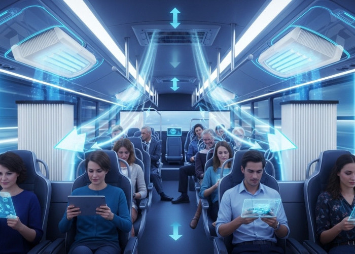 Teknologi Baru di Bus 2026! AC ‘Anti-Virus’ Ini Diklaim Bisa Saring Bakteri & Udara Kotor