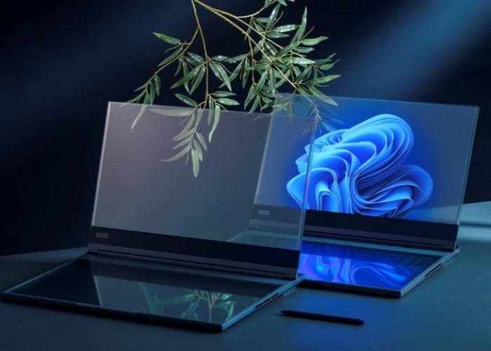 Lenovo Pamerkan Konsep Laptop Transparan Futuristik yang Dijuluki Project Crystal