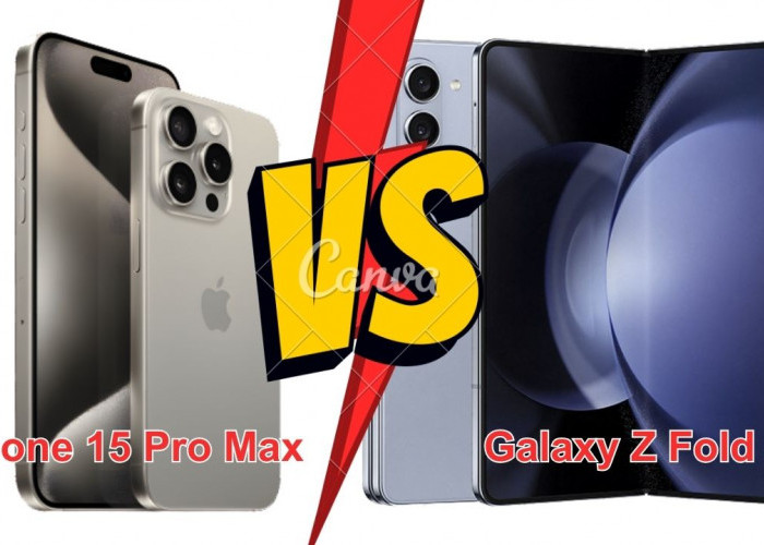 Galaxy Z Fold 5 VS iPhone 15 Pro Max, Duel Fitur Canggih Smartphone Flagship Seharga Honda Stylo 160