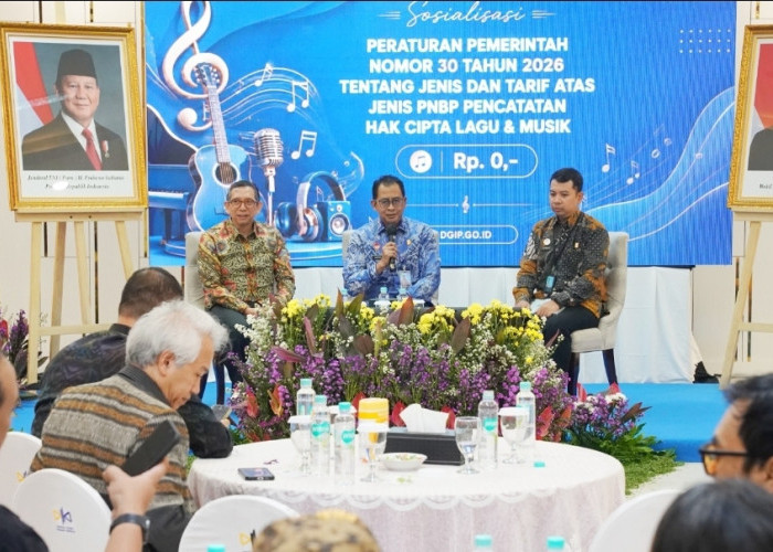 DJKI Gratiskan Pencatatan Hak Cipta Lagu Mulai 1 Agustus 2026