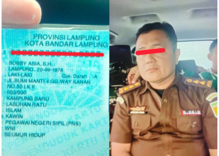 Jadi Jaksa Gadungan Oknum ASN Lampung Ditangkap Kejari OKI, Ngaku dari Kejagung Berpakaian Lengkap