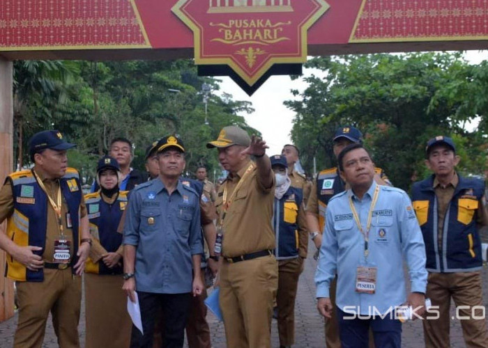 Sekda Kota Palembang Ratu Dewa, Tinjau Persiapan Rakernas JKPI 