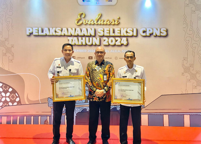 Kemenkumham Raih Penghargaan Anugerah Manajemen ASN dari BKN