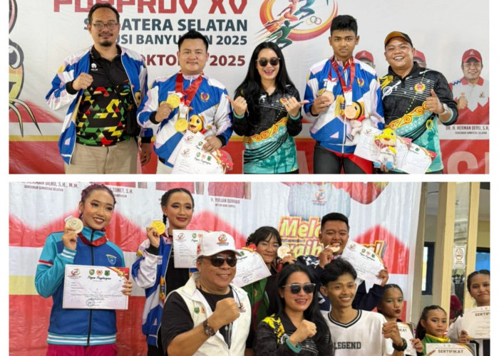 Angkat Besi & Dancesport Persembahkan Medali Emas untuk Ogan Ilir di Porprov XV Sumsel 2025 di Muba