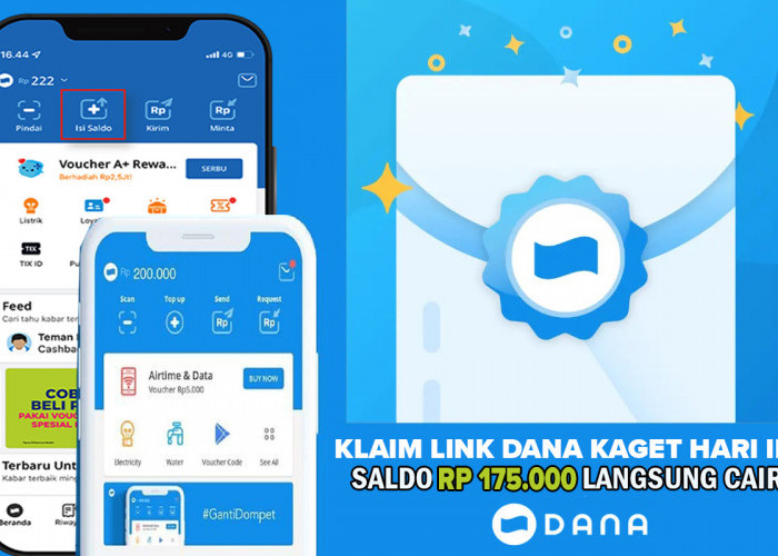 KLAIM SEKARANG! Link DANA Kaget Hari Ini Kamis 30 Januari 2025, Saldo Rp175 Ribu Cair ke Dompet Digitalmu