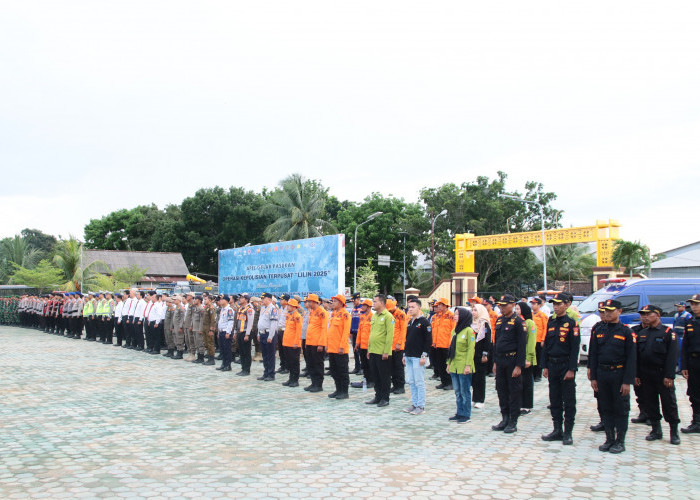 Ratusan Personel Gabungan Siap Amankan Nataru di wilayah Kabupaten OKI