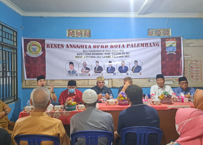Reses 4 Hari, Anggota DPRD Palembang Dapil V Perjuangkan Aspirasi Masyarakat