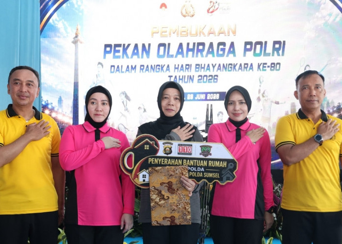 Ribuan Anggota Meriahkan Olahraga Bersama Hari Bhayangkara ke-80, Kapolda Sumsel Ajak Bangun Polri Sehat Solid