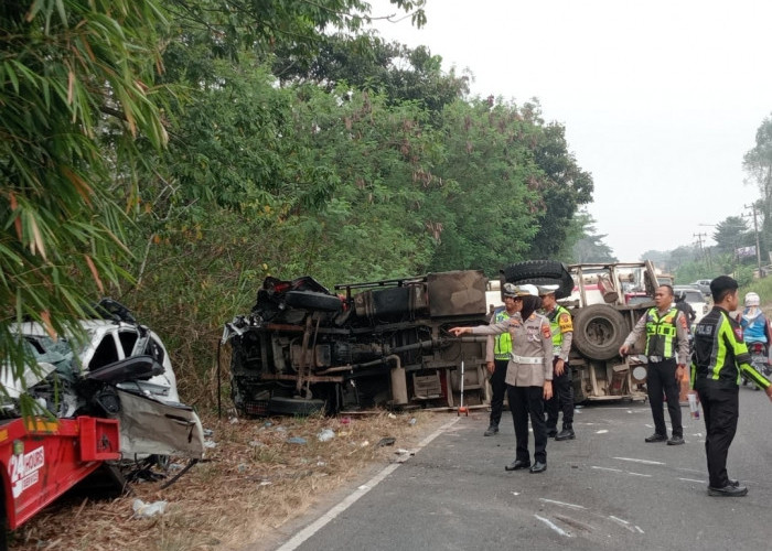 INNALILLAHI, Ayah-Anak dan Pejabat Empat Lawang Jadi Korban Kecelakaan Maut Calya vs Truk Tangki di Prabumulih