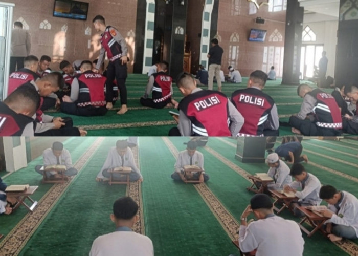 Polda Sumsel Ajak Personel dan Pelajar Jadi Generasi Qurani Lewat Tadarus Ramadhan