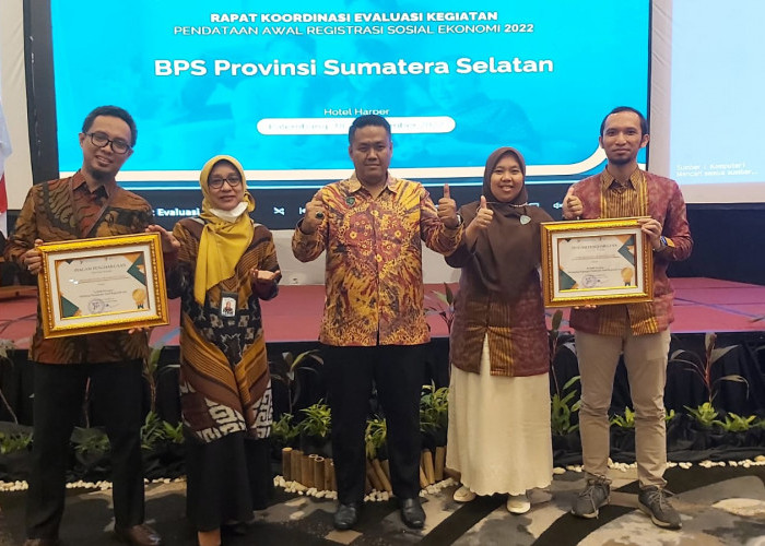 BPS Muba Raih 2 Penghargaan Pada Kegiatan Pendataan Awal Regsosek, Manajemen Lapangan dan Publisitas Terbaik