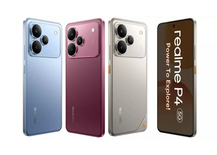 Realme P4 5G Mengusung Tampilan Desain Elegan Ditenagai Chipset Dimensity 7400