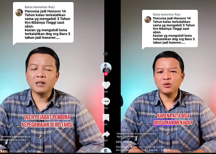 Sentil Honorer Tak Lulus PPPK Meski Mengabdi 14 Tahun Sama Honor 3 Tahun, Konten Kreator Ini Kena Ulti Netizen