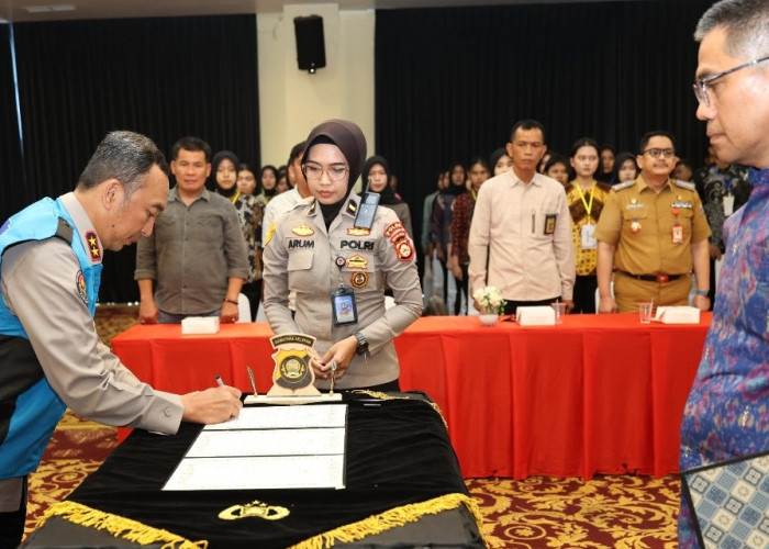 Kapolda Sumsel Pimpin Sumpah Rekrutmen Polri 2026, Tekankan Seleksi Bersih dan Transparan