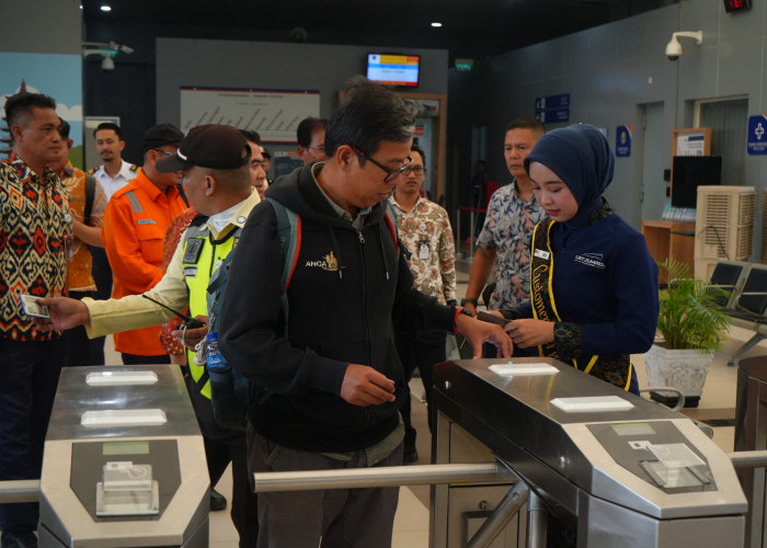 Layani 210.720 Pelanggan hingga Triwulan III 2026, Stasiun LRT Bandara Perkuat Integrasi Antar Moda