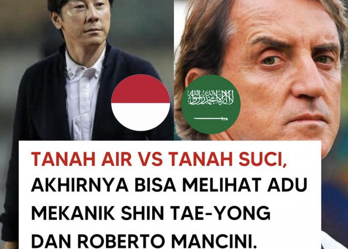 Tanah Air VS Tanah Suci, Adu Strategi dari 2 Maestro Terbaik Sepakbola Asia