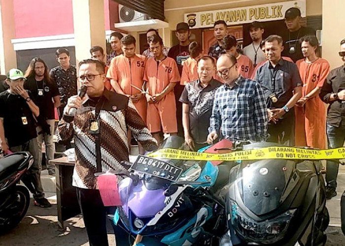 Jarah Sepeda Motor di Banyak TKP, Bandit Curanmor Palembang Beraksi Sesuai Pesanan 2 Penadah Warga Gandus   