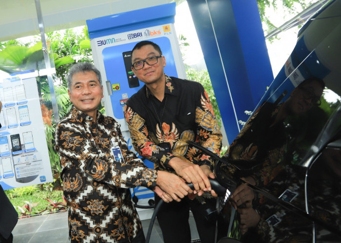 Jadi Akselerator Pengurangan Emisi Karbon, BRI bersama PLN Resmikan SPKLU di Jakarta 
