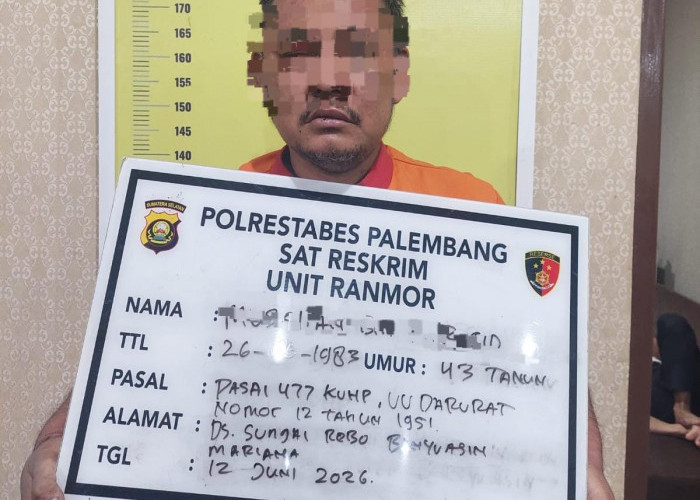 Pelaku Curanmor di Klinik Pratama Lumina Glow Ternyata Dibekali Senpi dan Amunisi 