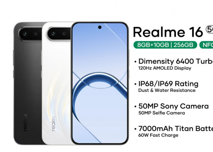 Realme 16 5G, Smartphone Tangguh dengan Baterai Titan dengan Daya Tahan Ekstrem