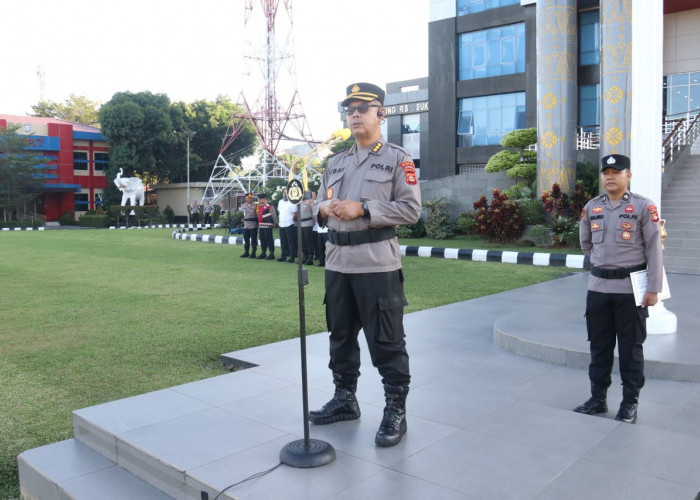 Pimpin Apel Pagi, Ini Penekanan Kabid Dokkes Polda Sumsel kepada Personel