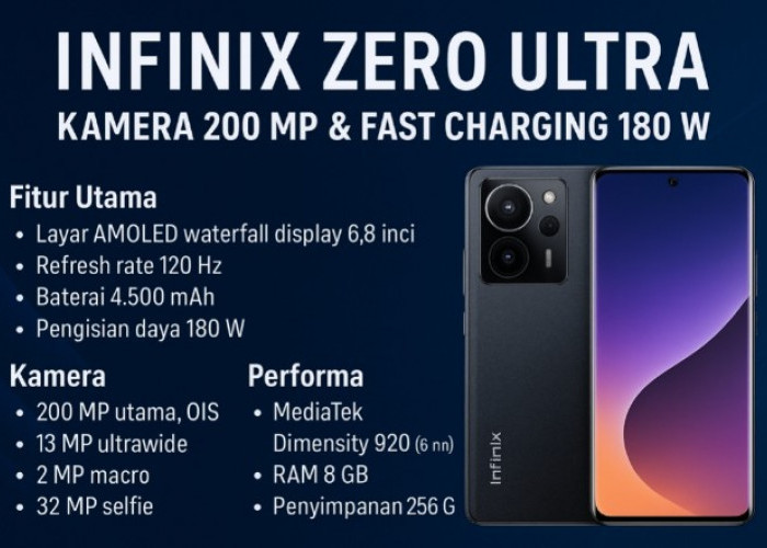 Infinix Zero Ultra, Ponsel 200MP dan Fast Charging 180W Gegerkan Pasar Smartphone Flagship