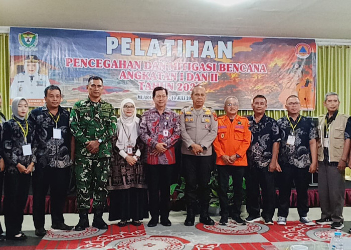 Hindari Resiko Bencana, BPBD Muara Enim Gelar Pelatihan Pencegahan dan Mitigasi