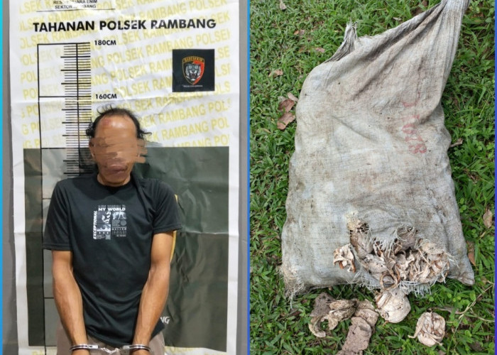 Sedang Beraksi, Pencuri Karet di Rambang Muara Enim Tak Berkutik Saat di Kepung Warga, Sepeda Motor Dibakar