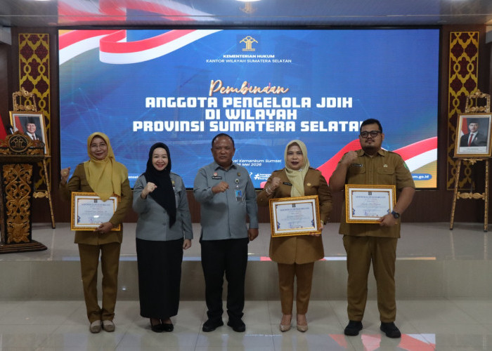 Pengelolaan JDIH Terbaik di Sumsel Diumumkan, OKI Jadi Juara Pertama