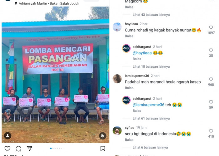 Heboh Lomba Unik 17 Agustusan Cari Pasangan di Depok, Kriteria Pasangan Bikin Ngakak