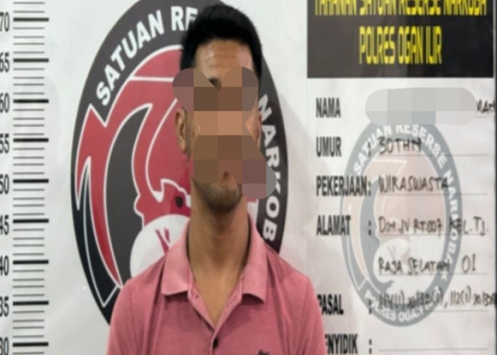 Sat Res Narkoba Polres Ogan Ilir Tangkap DPO, Sempat Kabur ke Babel dan Batam Berjualan Pempek