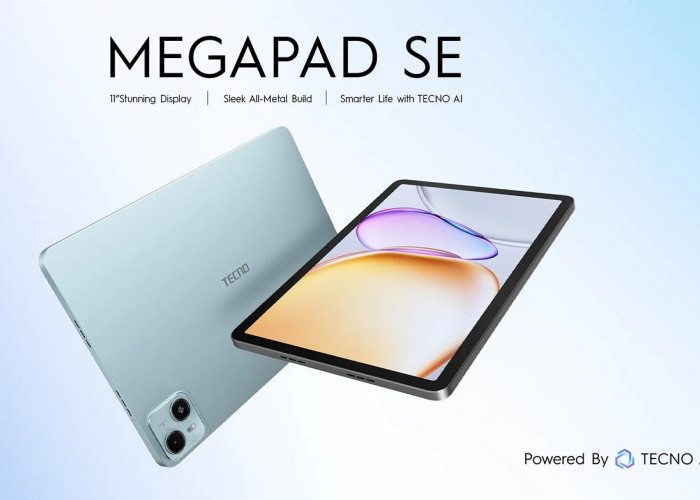 Tecno Megapad SE Terintegrasi Kecerdasan Buatan (AI), Mendukung Produktivitas Harian Pengguna