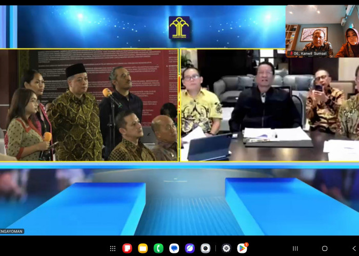 Respon Aduan Masyarakat, Kemenkum Sumsel Hadiri Forum ‘PASTI ADA SOLUSI’ Bersama Menteri Hukum