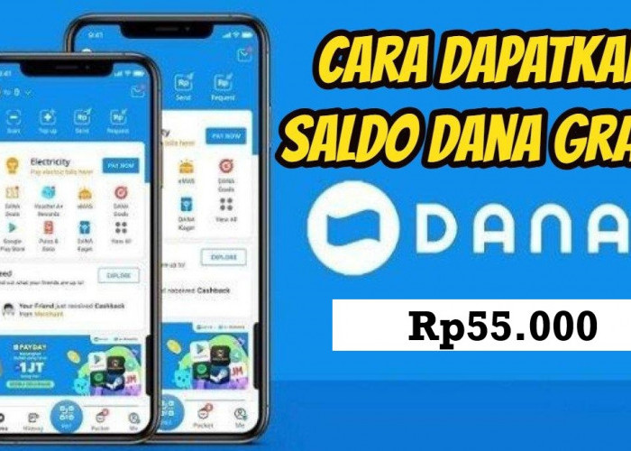 Klaim Link DANA Kaget, Dapatkan Saldo Gratis Rp55.000 Bisa Buat Belanja Kebutuhan Harian