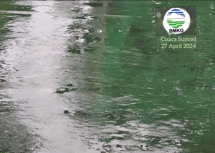 Hujan Disertai Petir Banyak Terjadi Malam- Dini Hari, Cek Cuaca Sumsel Pada 27 April 2024
