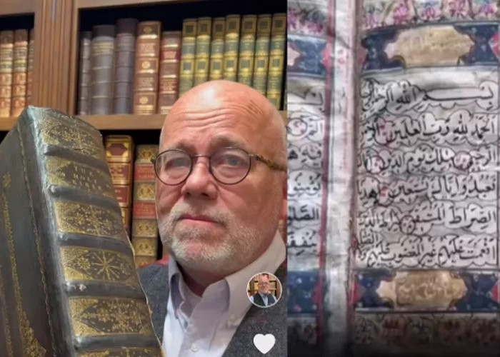 Kolektor Buku Antik  Asal Amerika Serikat Temukan Al Quran Berusia 253 Tahun di Jepang, Isinya Sama Persis