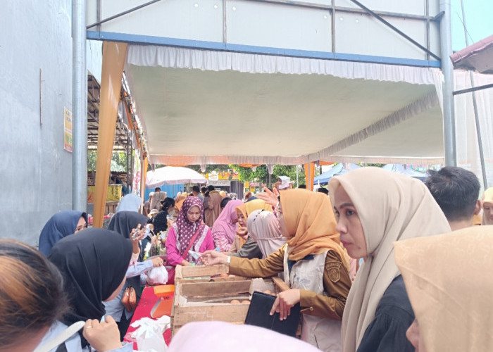 Operasi Pasar Murah di Kayuagung Bantu Masyarakat Dapatkan Sembako Murah