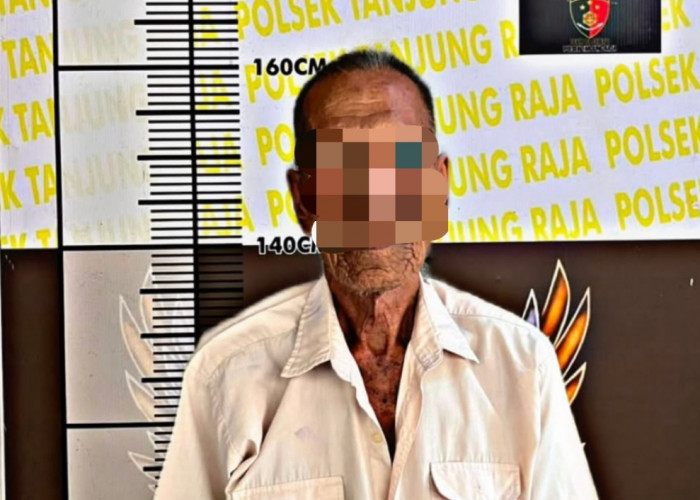 Kakek 80 Tahun di Ogan Ilir Diamankan Polsek Tanjung Raja, Gegara Tusukkan Pisau Dapur ke Korbannya