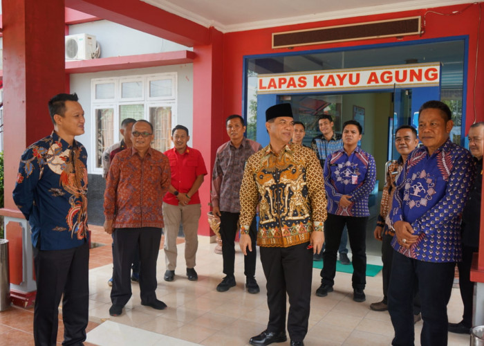 Kunjungi Lapas Kayuagung, Kakanwil: Maksimalkan Peran Pejabat Fungsional Pengaman Pemasyarakatan