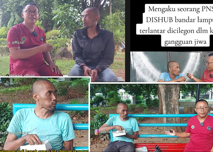 Pria Ini Tak Merasa Gila Hanya Cuti dari Dishub Bandar Lampung: ‘Pulang Tak Punya Ongkos Saya’