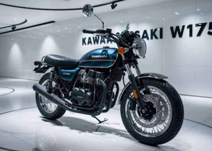 Lebih Irit BBM? Kawasaki W175 ABS 2026 Tawarkan Sentuhan Baru dengan Panel Digital dan Sistem Injeksi