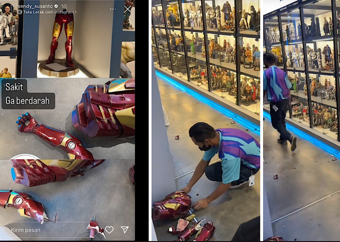 Pengunjung Bocil di Iconic Tak Sengaja Hancurkan Iron Man, Harga Rp33 Juta Guys, Begini Respon Pemiliknya? 