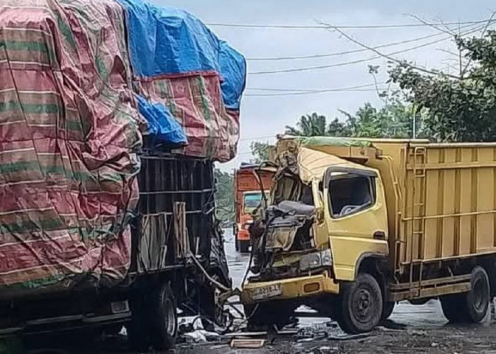 Tabrakan di Jalintim Lempuing Jaya OKI Tewaskan Sopir truk