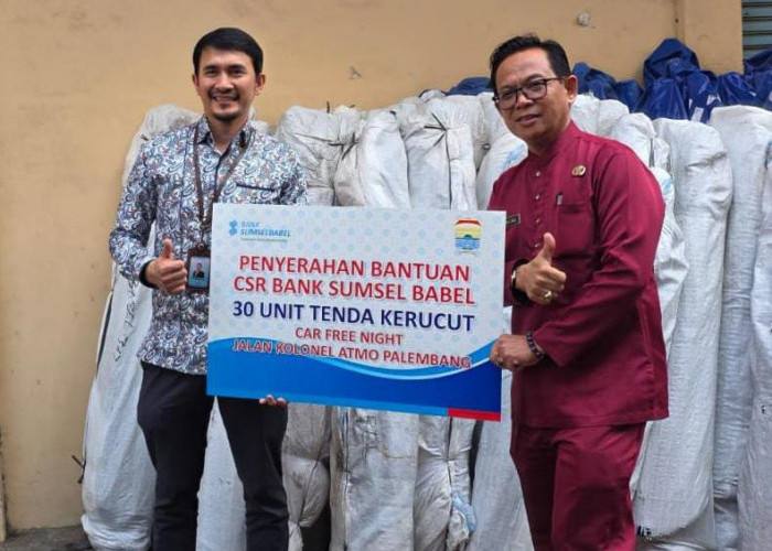 Sukseskan Car Free Night, Bank Sumsel Babel Salurkan Bantuan CSR di Pedestrian Atmo