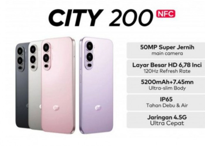 Itel City 200, Ponsel Entry-Level Tangguh yang Dibekali Baterai 5.200 mAh dan Fast Charging 18W