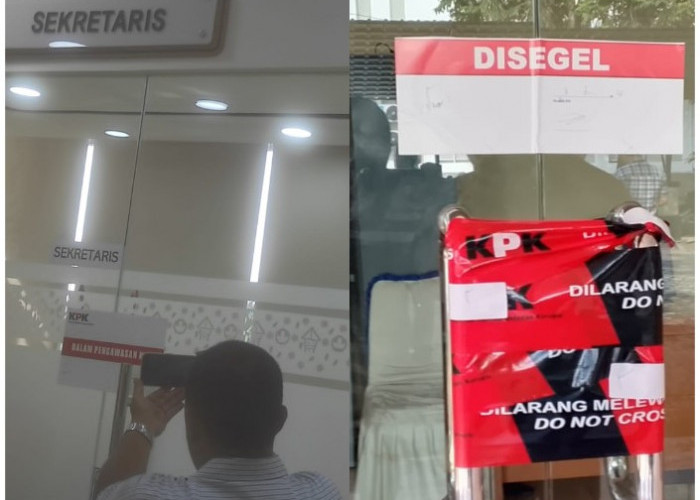 KPK Diam-Diam Segel Sejumlah Ruangan di Salah Satu Kantor Dinas Muara Enim, Kasusnya?