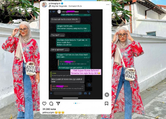 Tiktokers Prima Piyma Beberkan Bukti Chat Suami dengan Tukang Pijat Plus-plus? Bingung Berapa Kali Jajan