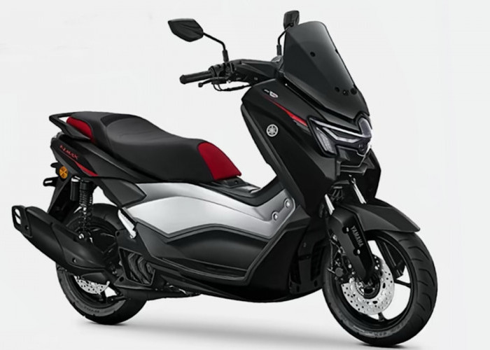 NMax Versi Ultah 25 Tahun Rilis Special Edition NMax Didominasi Warna Hitam Strip Merah 