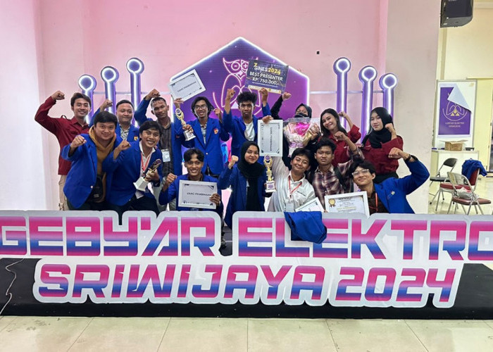 Mahasiswa Universitas Bina Darma Raih Prestasi di Ajang Gebyar Elektro Sriwijaya 2024