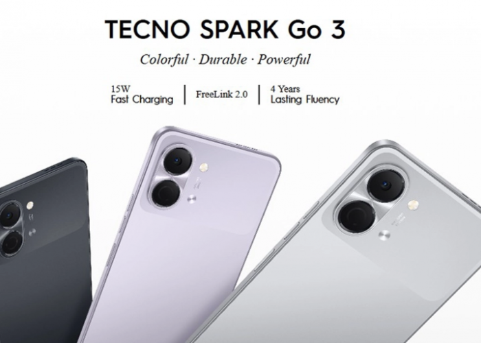 Tecno Spark Go 3 Perpaduan Desain Minimalis dengan Perlindungan Sertifikasi IP64 